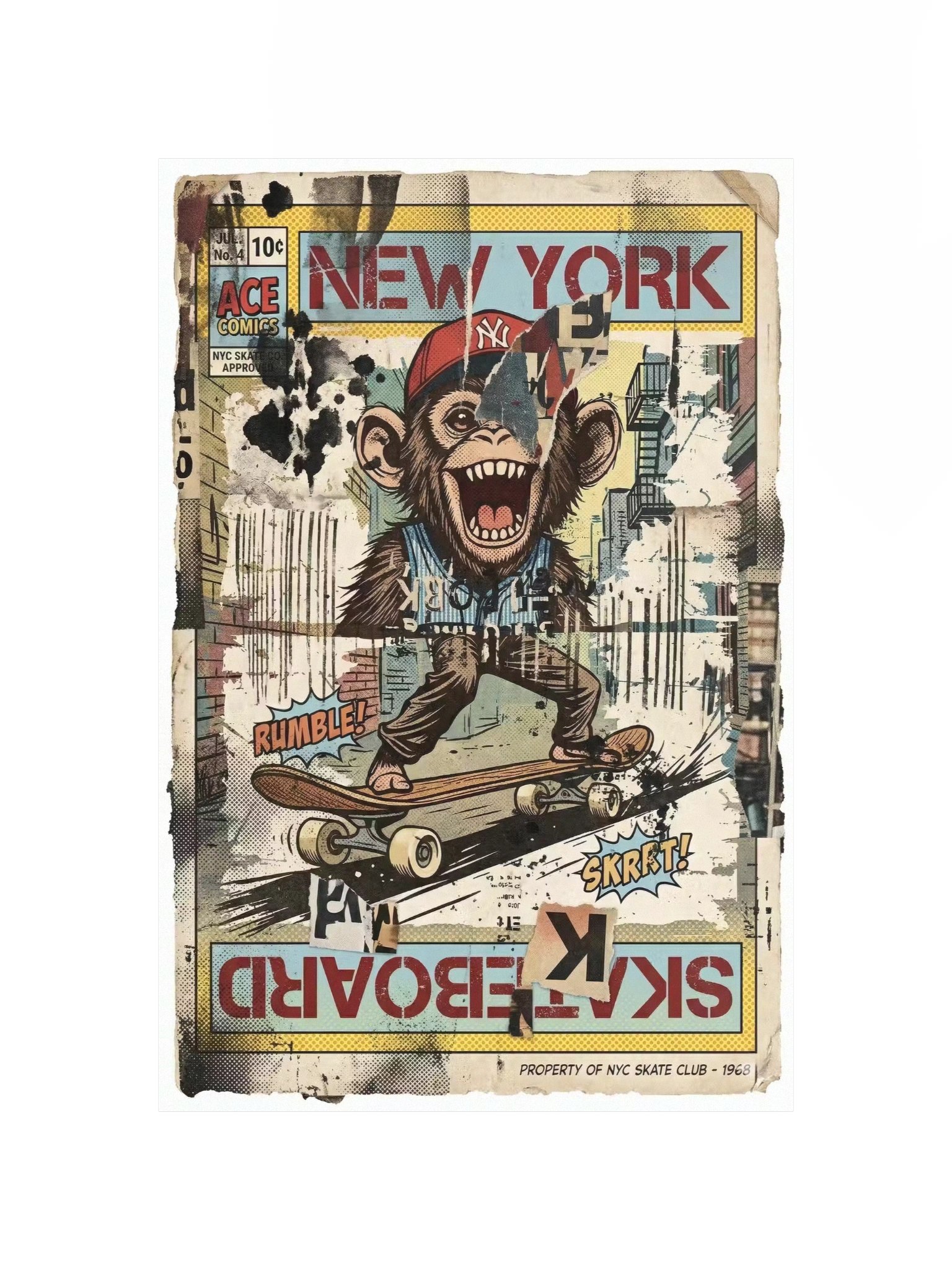 APE-SKATER // ISSUE #12 (VARIANT M - RAW ARCHIVE) product image (11)