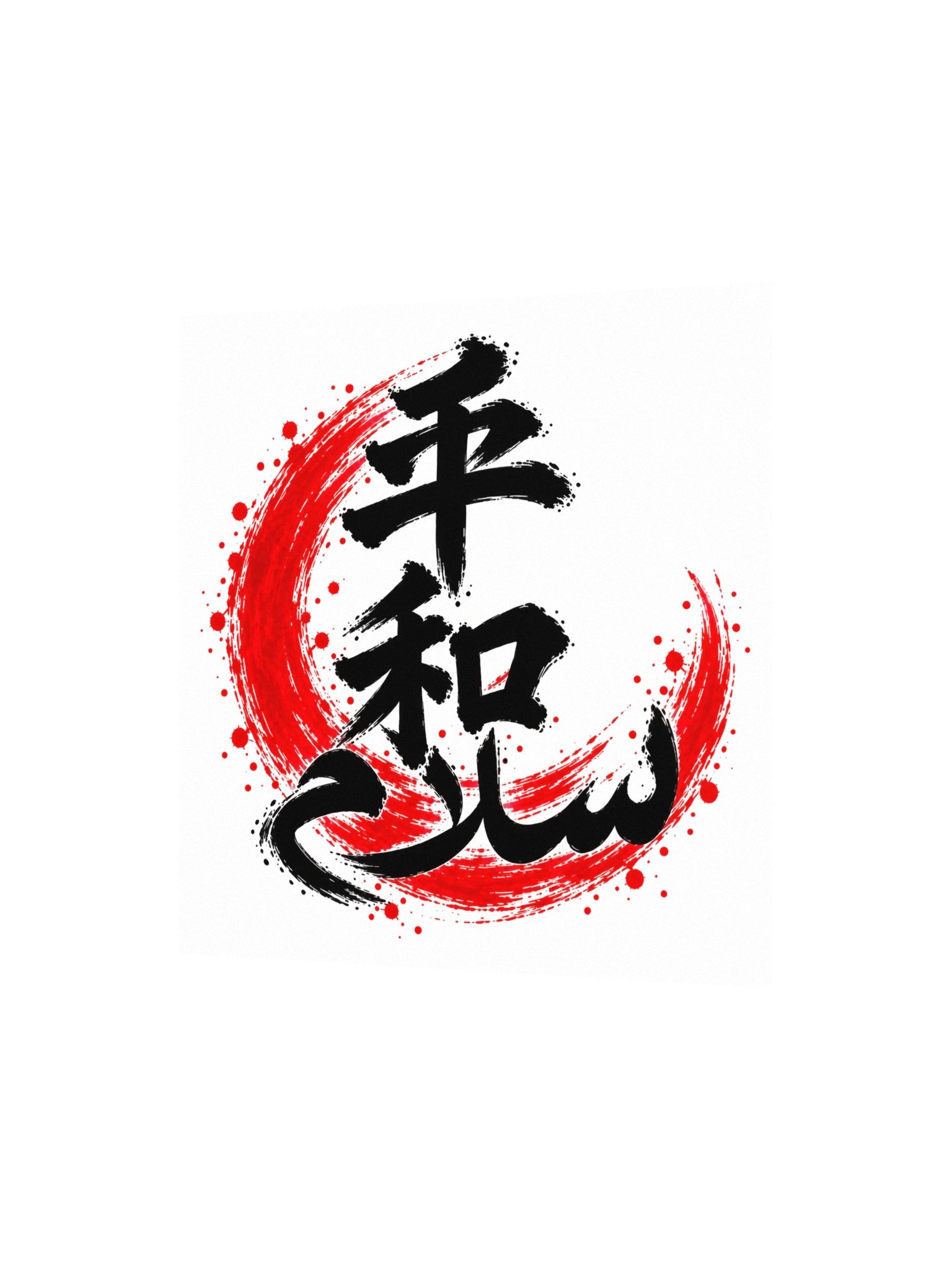 Peace Calligraphy Art Print product image (2)