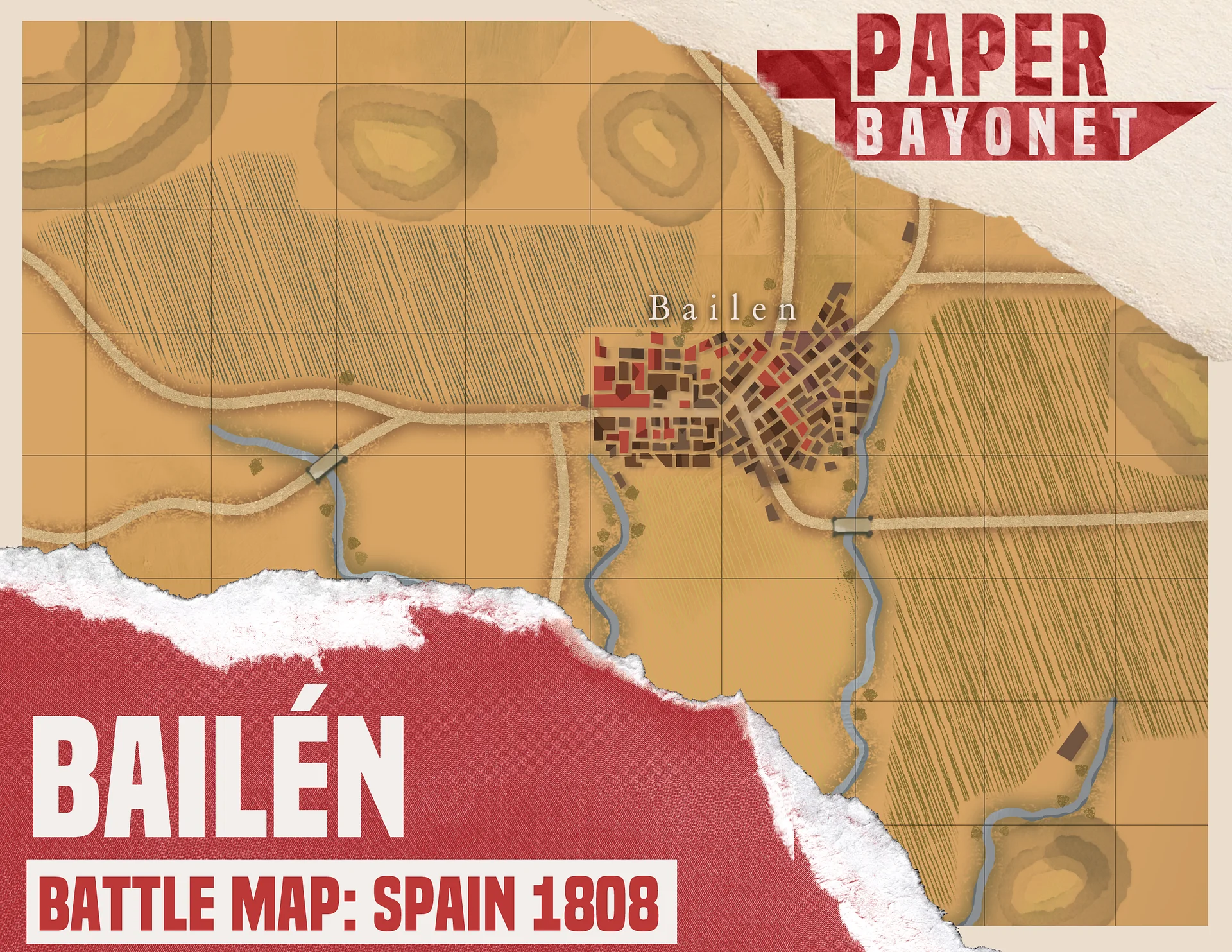 Bailen battle map. product image (1)
