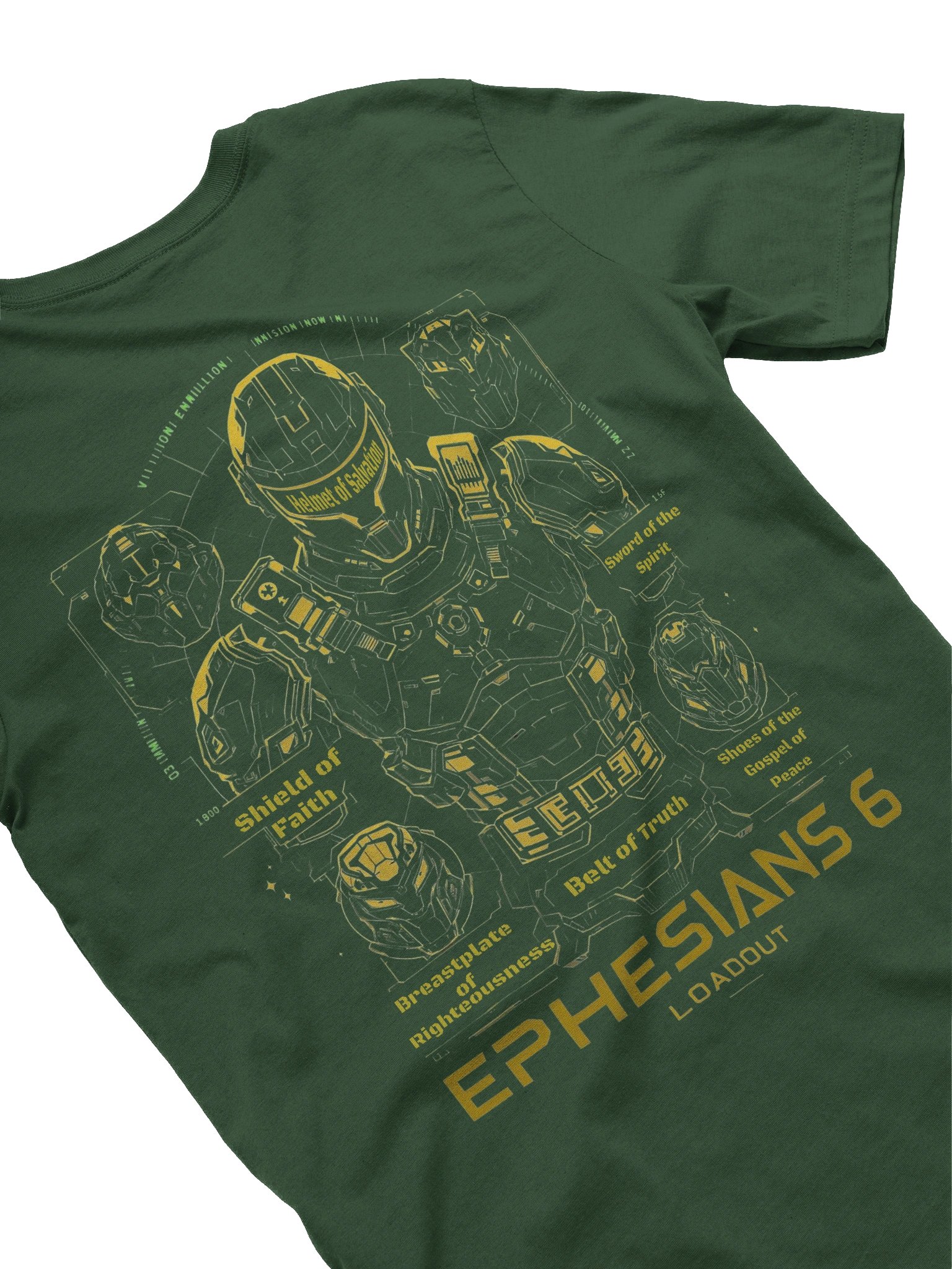 YHWH - “Ephesians 6 Loadout” Slim Fit T Shirt product image (12)