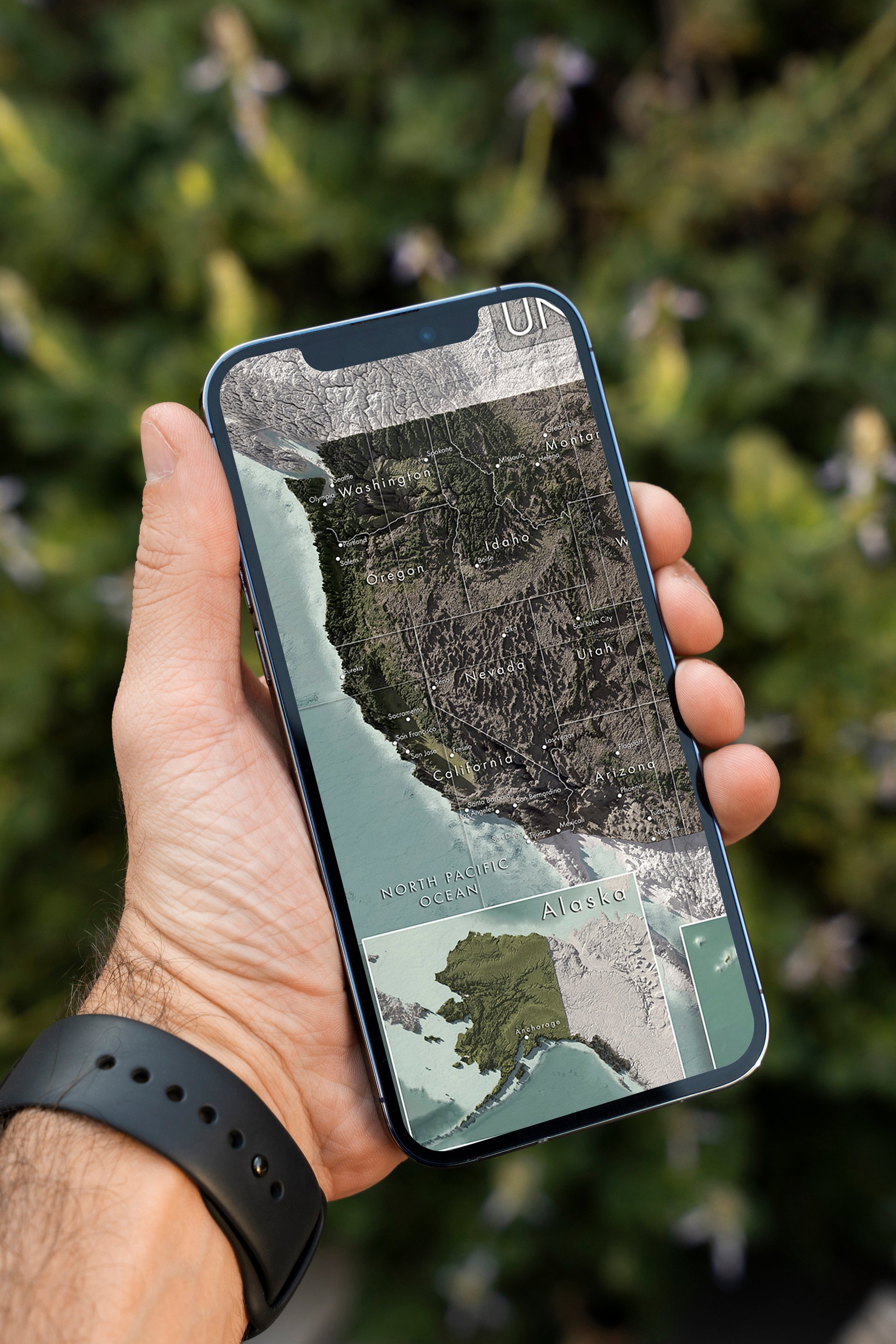 The United States - PRESENT - Digital High Resolution Map product image (6)