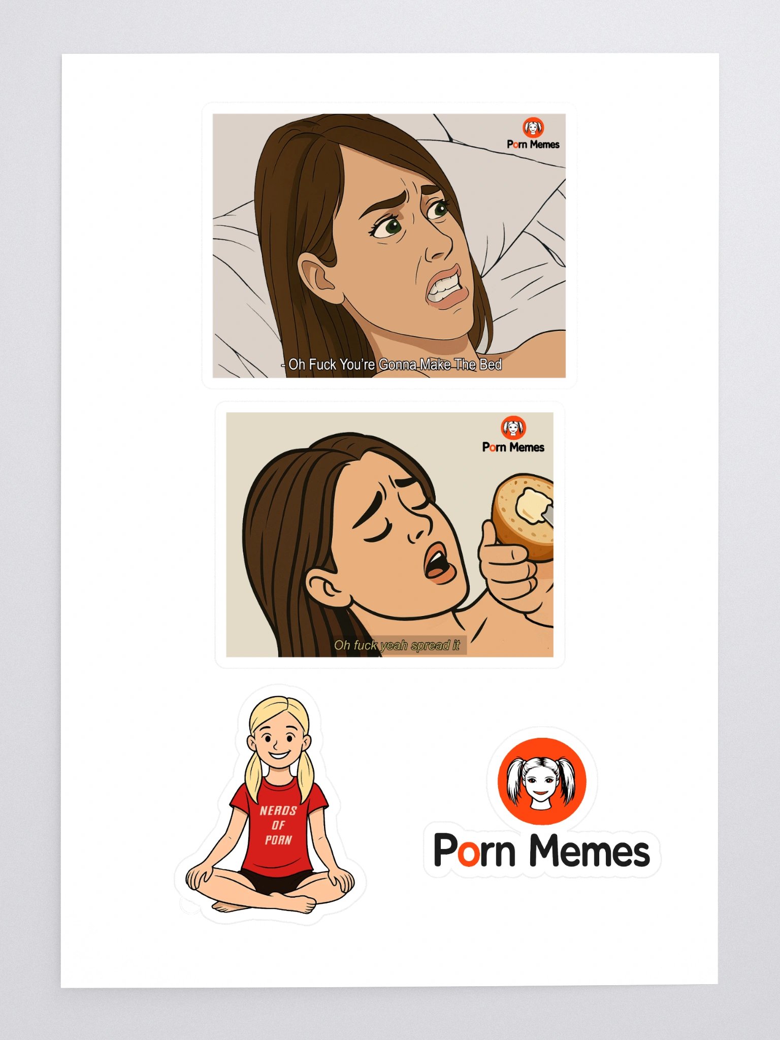 Porn Meme Sticker Pack product image (3)