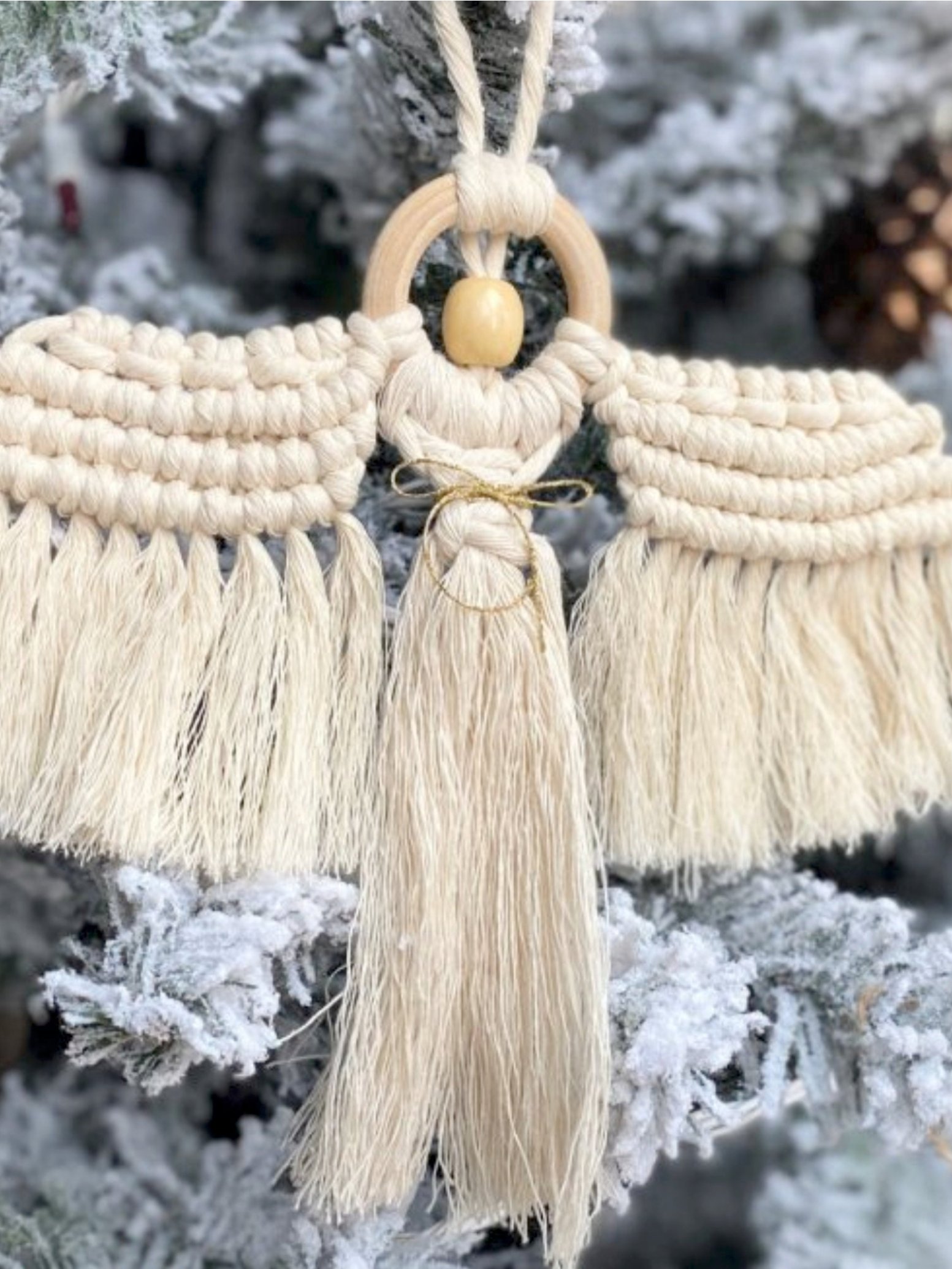 7 Macrame Christmas Ornaments (Digital PDF Patterns) product image (8)
