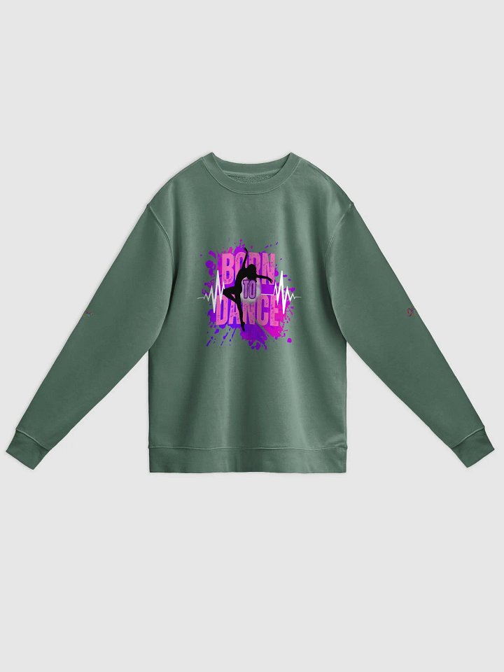 Born to Dance Her Silhouette Unisex Pigment Dyed Sweatshirt product image (5)