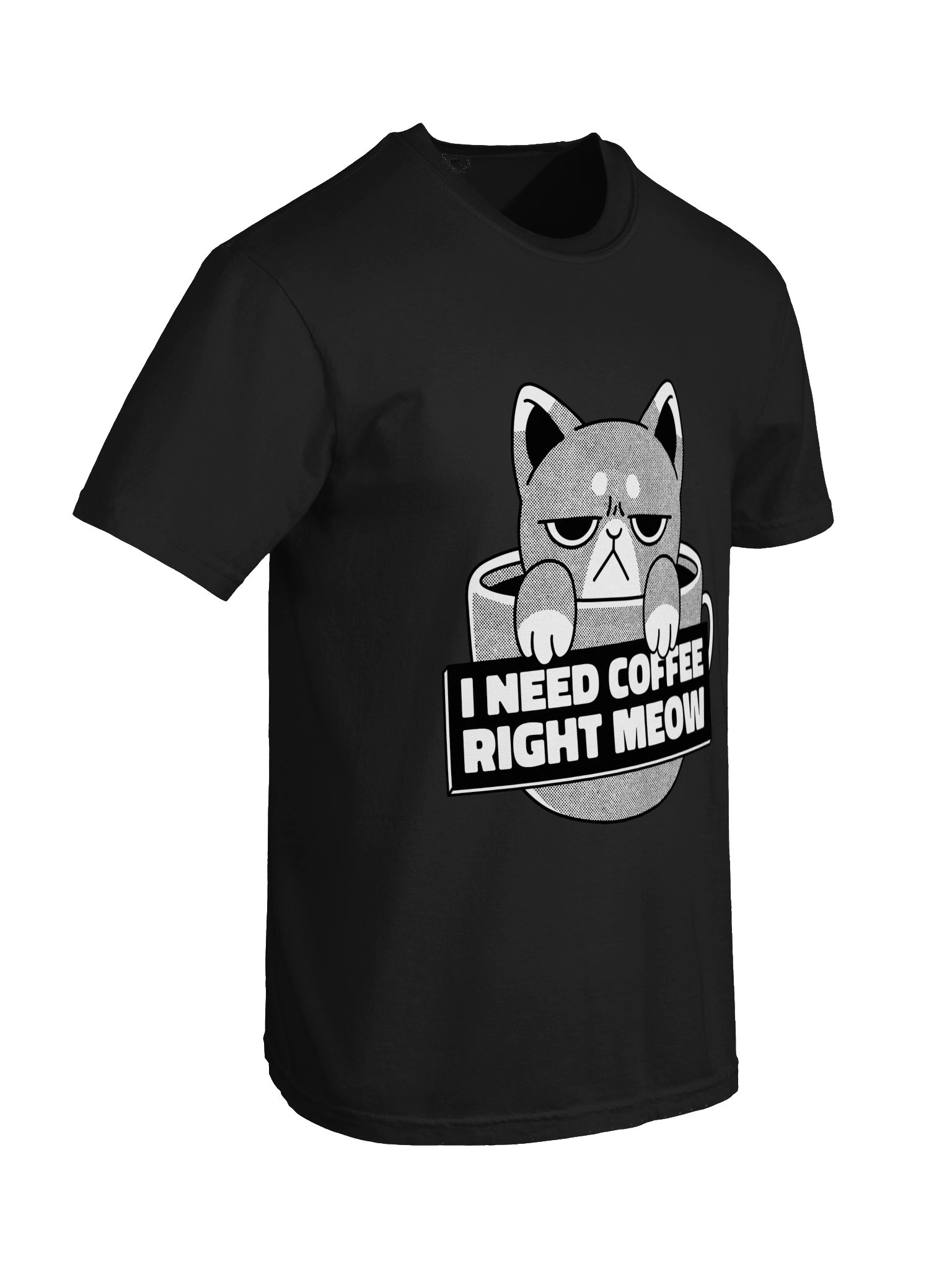 I Need Coffee Right Meow Unisex T-Shirt product image (6)