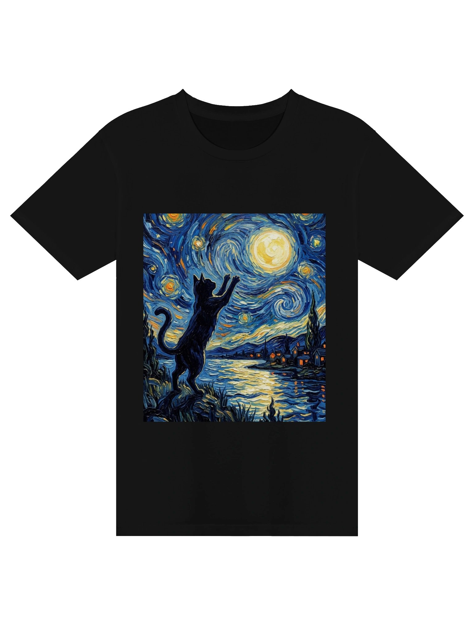 Starry Night Cat Tee product image (1)