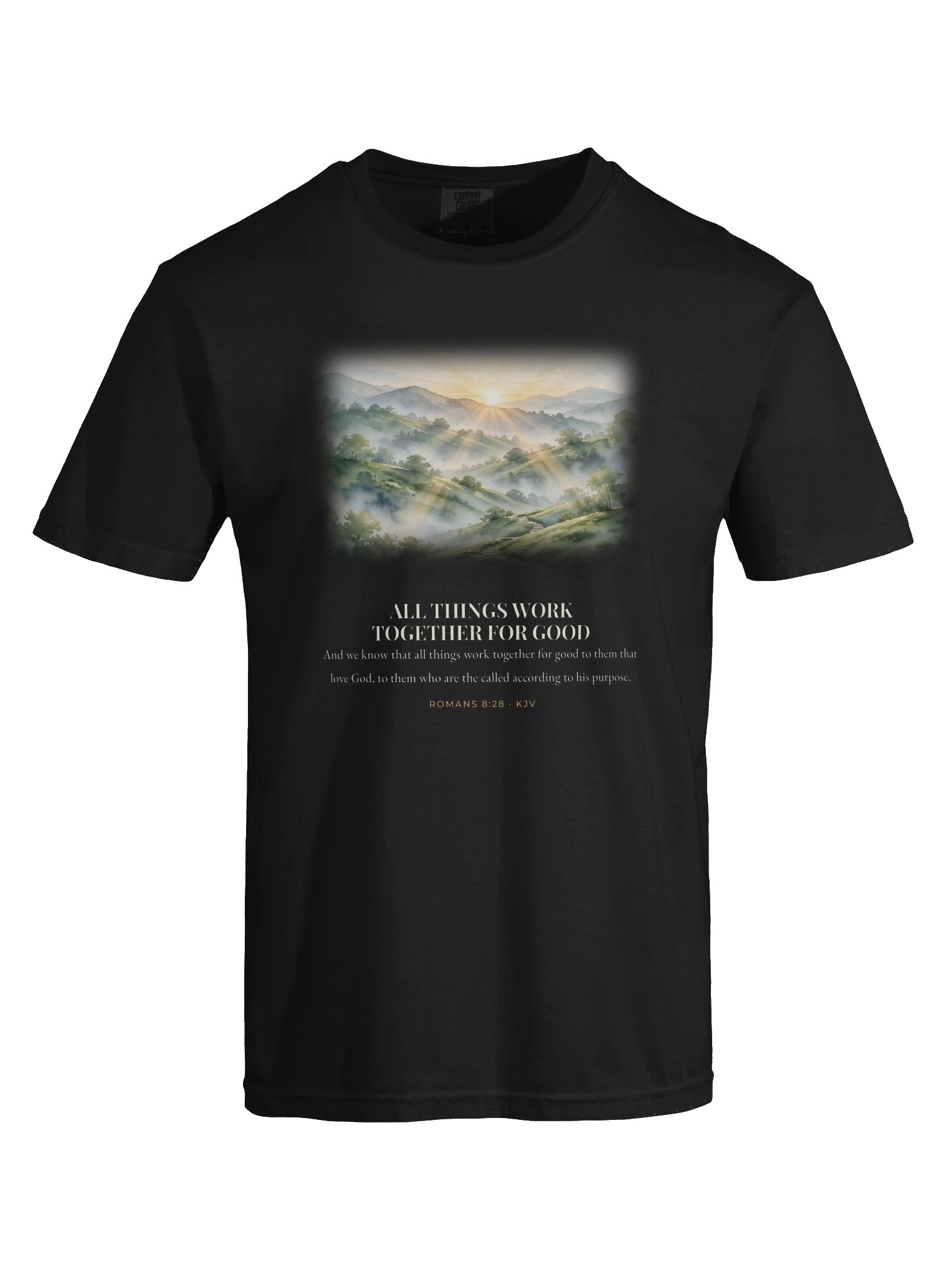 Romans 8:28 Tee — All Things Work Together product image (9)