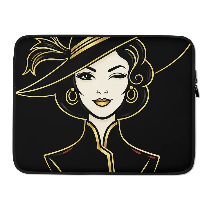 Woman Farting Laptop Sleeve product image (2)