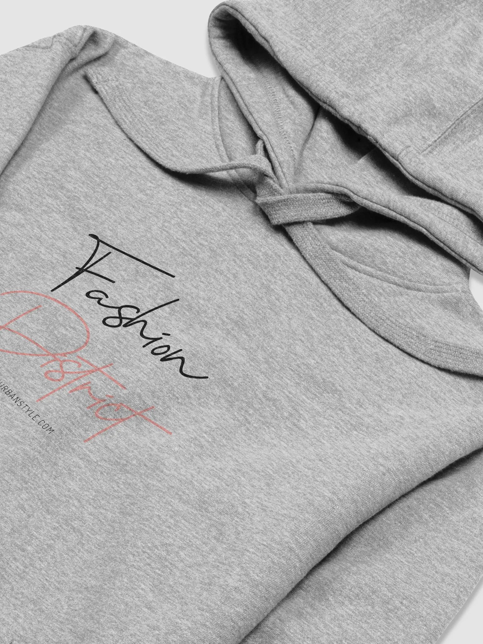 District Pink Cursive Hoodie product image (1)