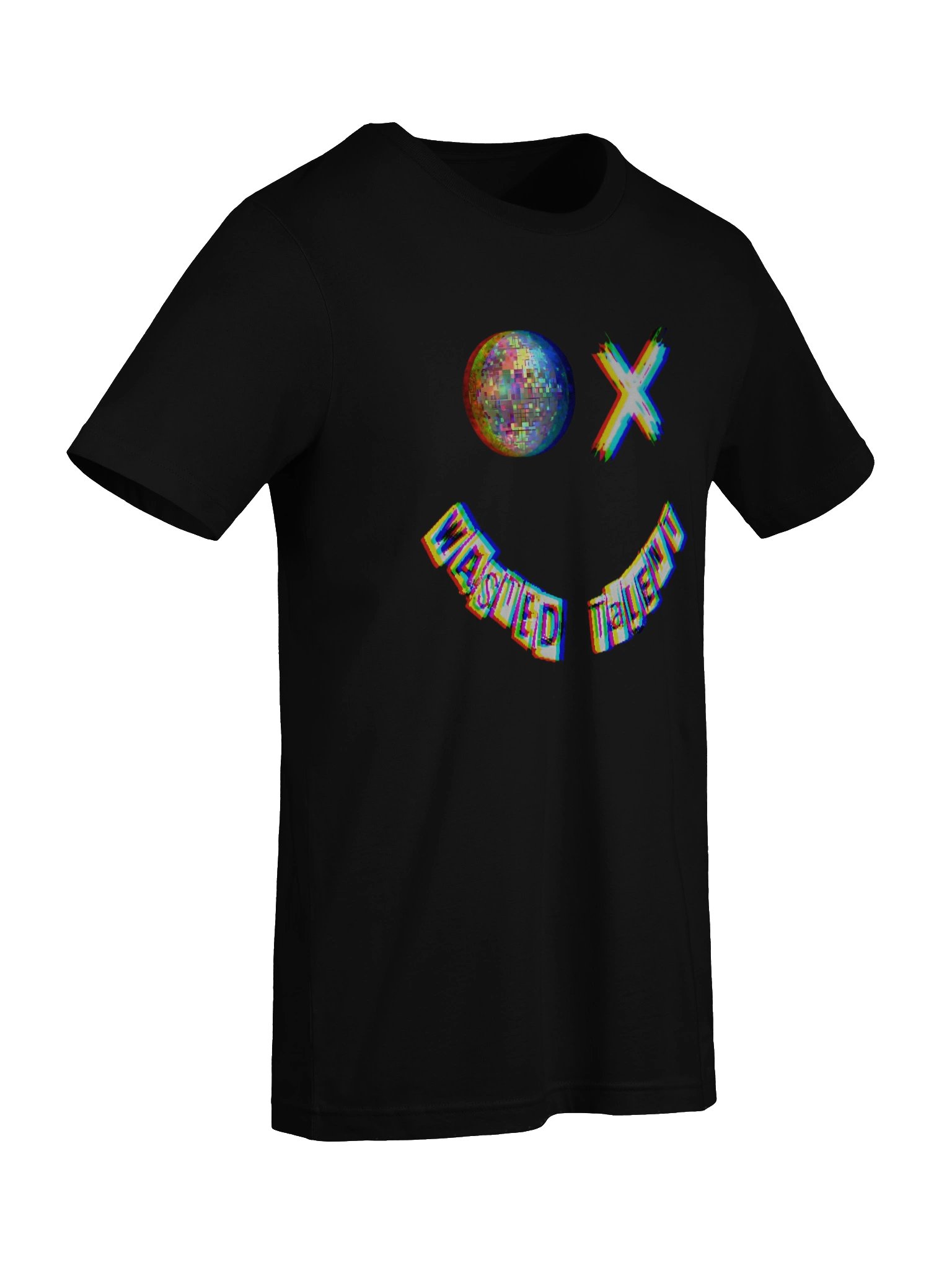 LIGHTWEIGHT OG GLITCH LOGO SMILEY Wasted Talent T-Shirt product image (9)