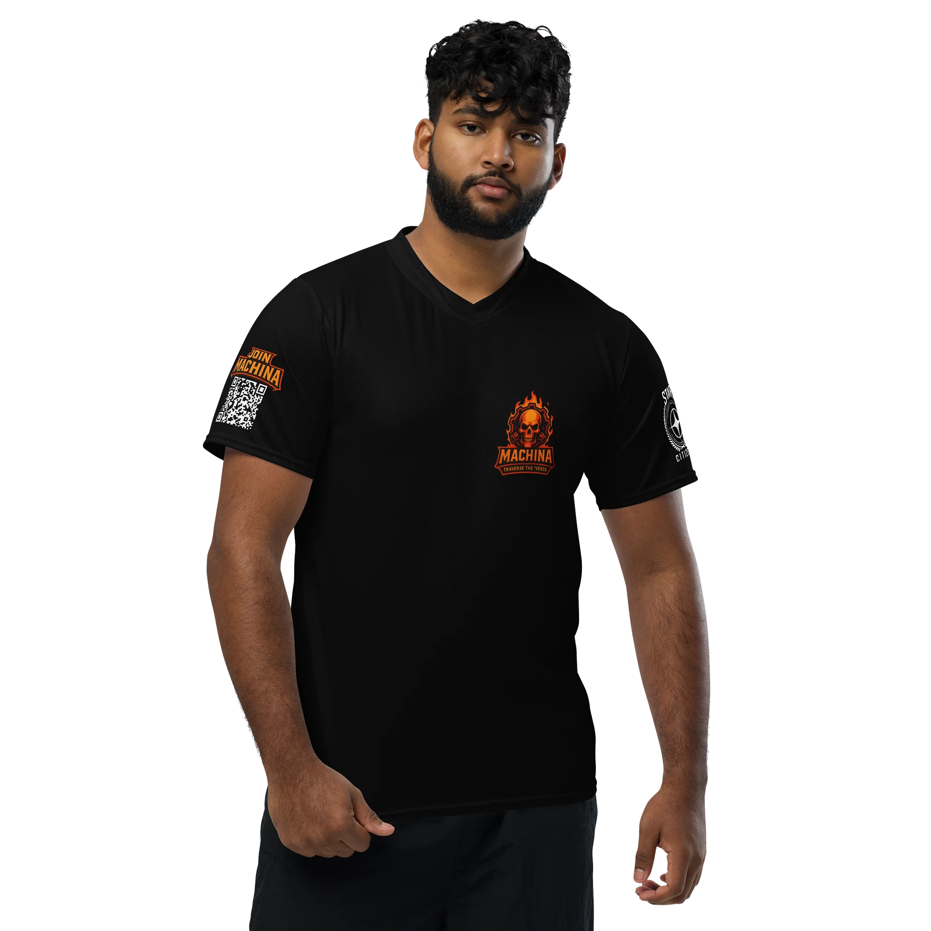 Austin Machina Bar Citizen T-Shirt SM Logo – Built for the Gathering product image (1)