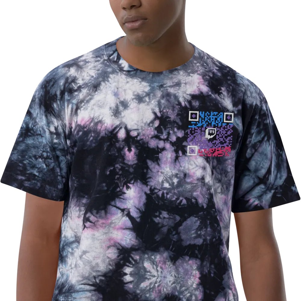 MA Twitch QR Code Tie-Dye Tee product image (11)