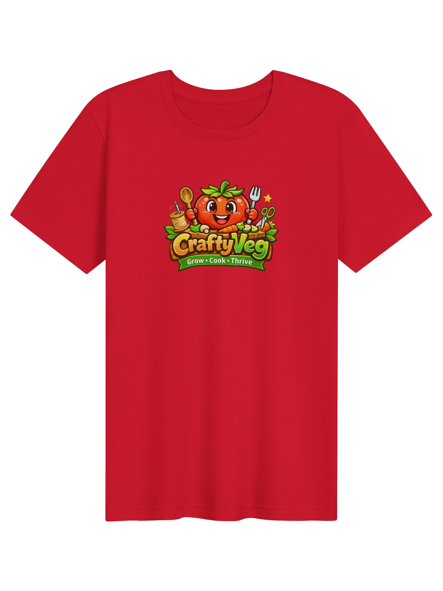 CraftyVeg Unisex White T-Shirt product image (21)