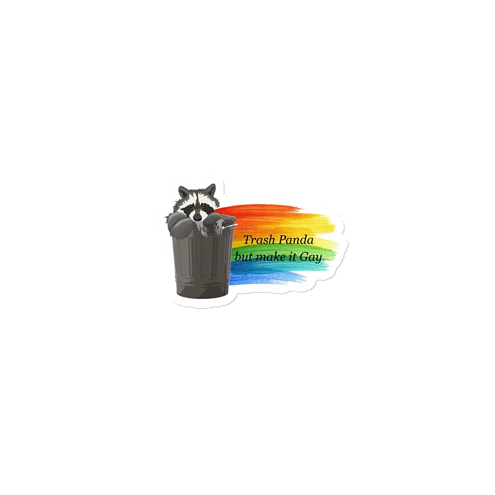 Gay Trash Panda Magnet product image (2)