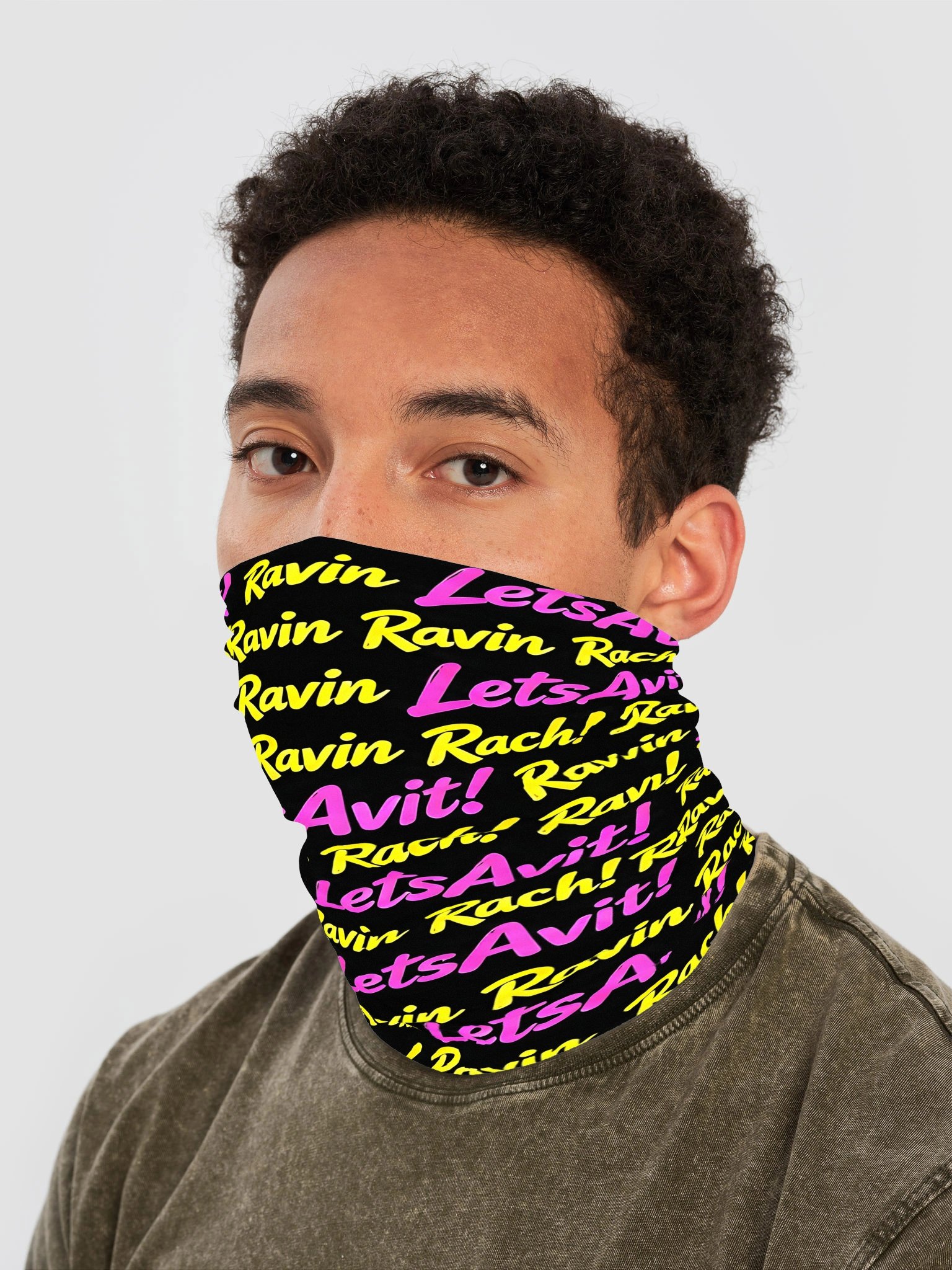 Ravinrach! LetsAvit! Neck Gaiter - pink product image (2)