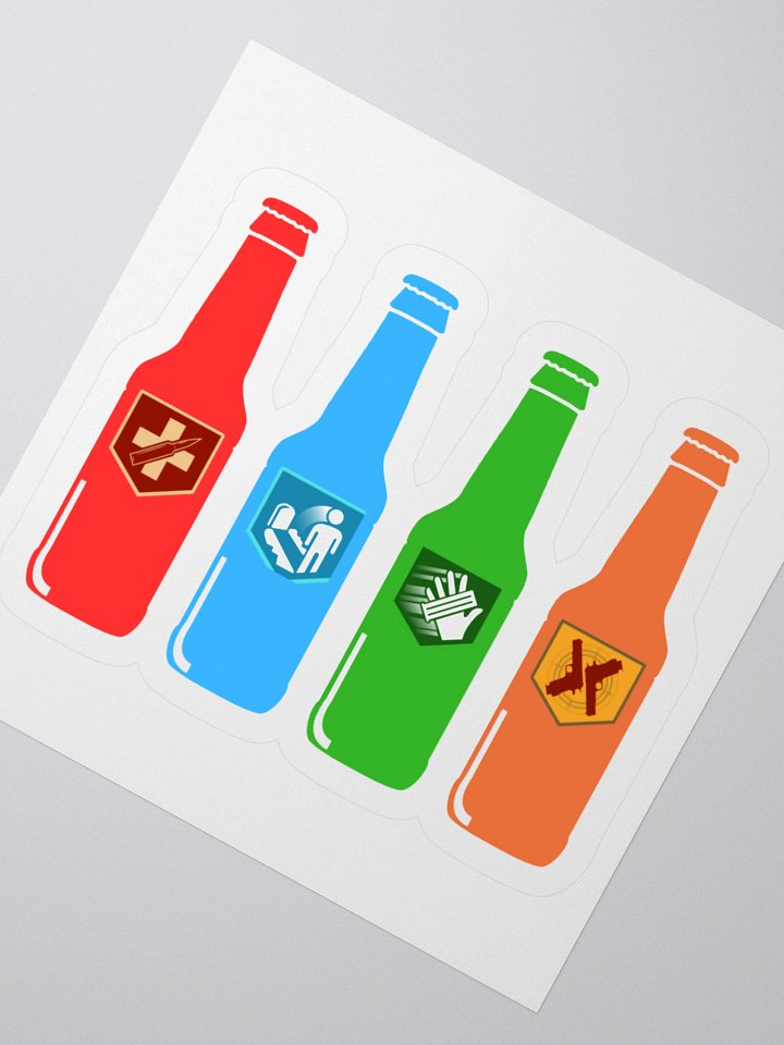 Zombies Perk-a-Cola Sticker Set product image (4)
