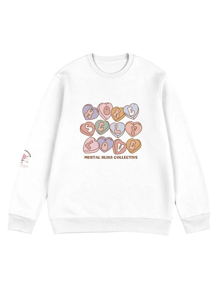 "More Self Love" Eco Sweatshirt - A Reminder to Embrace Yourself product image (1)