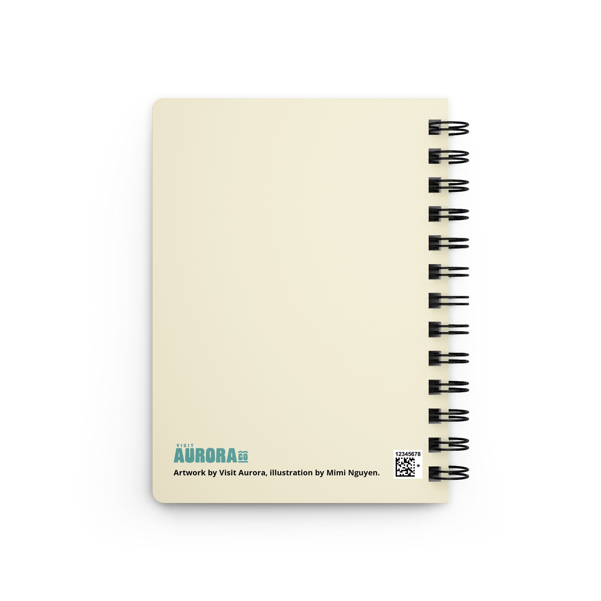 Aurora Cityscape Spiral Notebook product image (2)