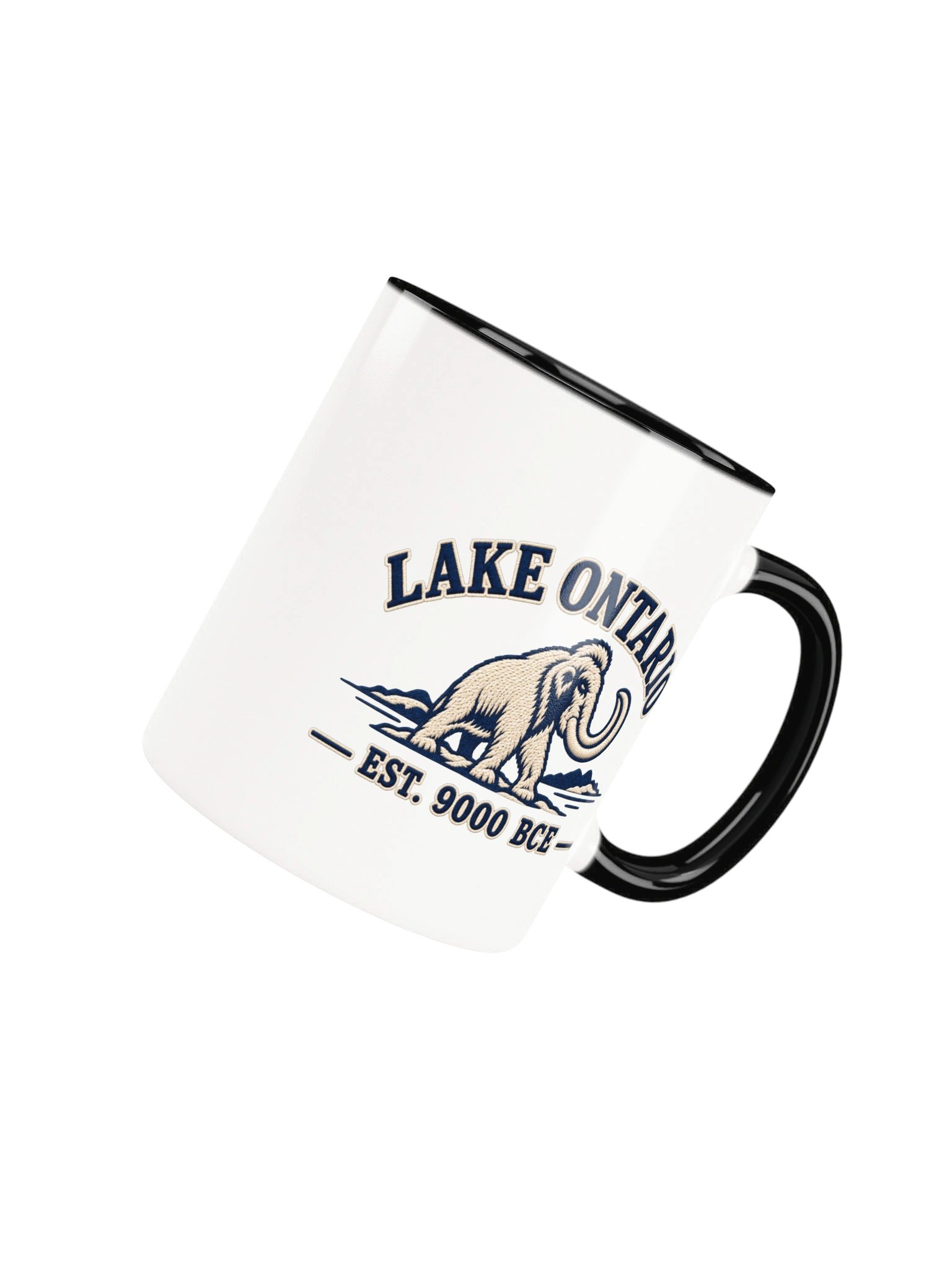 Lake Ontario Mammoth Ceramic Mug — Black Inside product image (4)