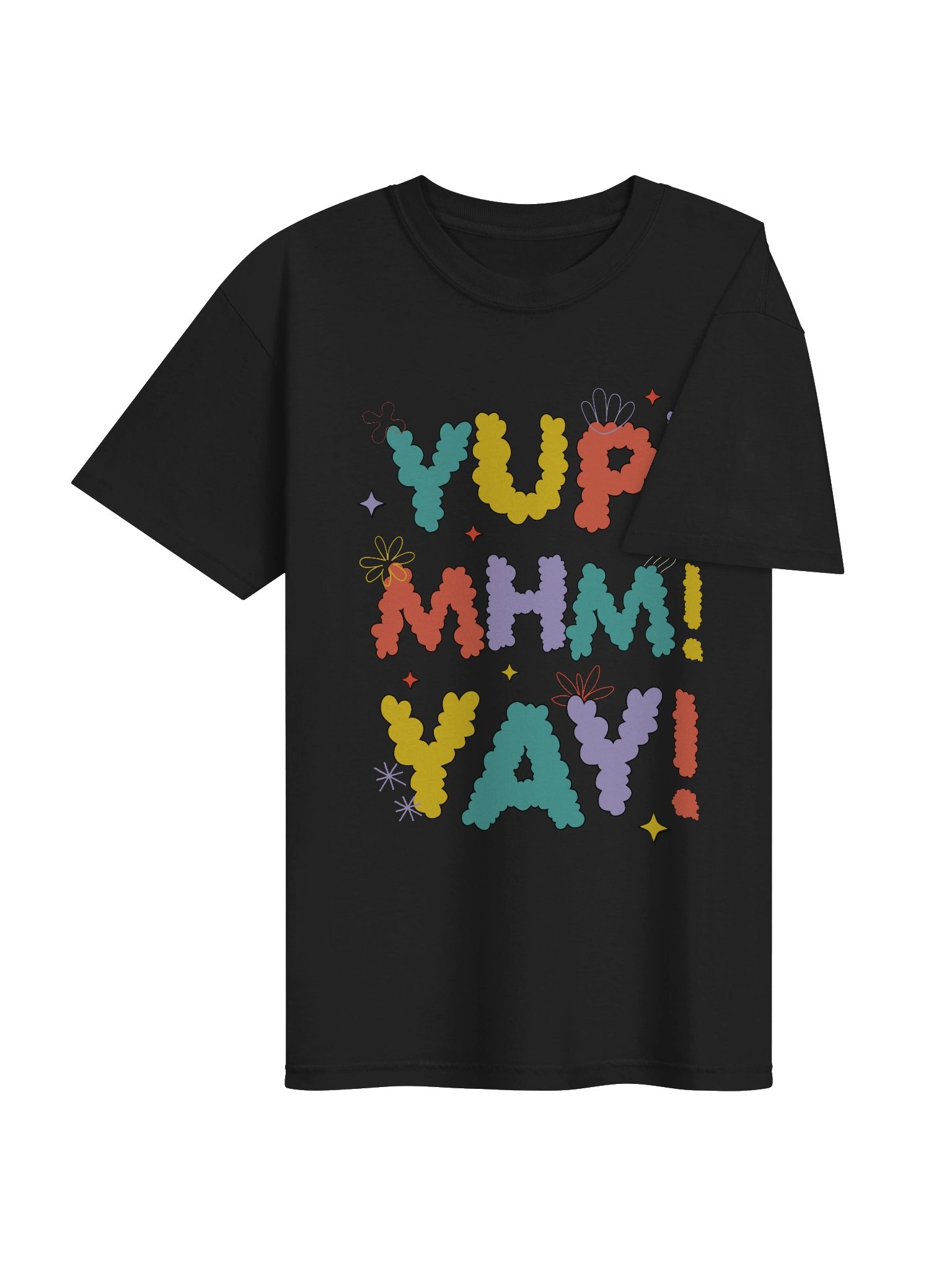 Yup Mhm Yay! Unisex Heavyweight T-Shirt product image (4)