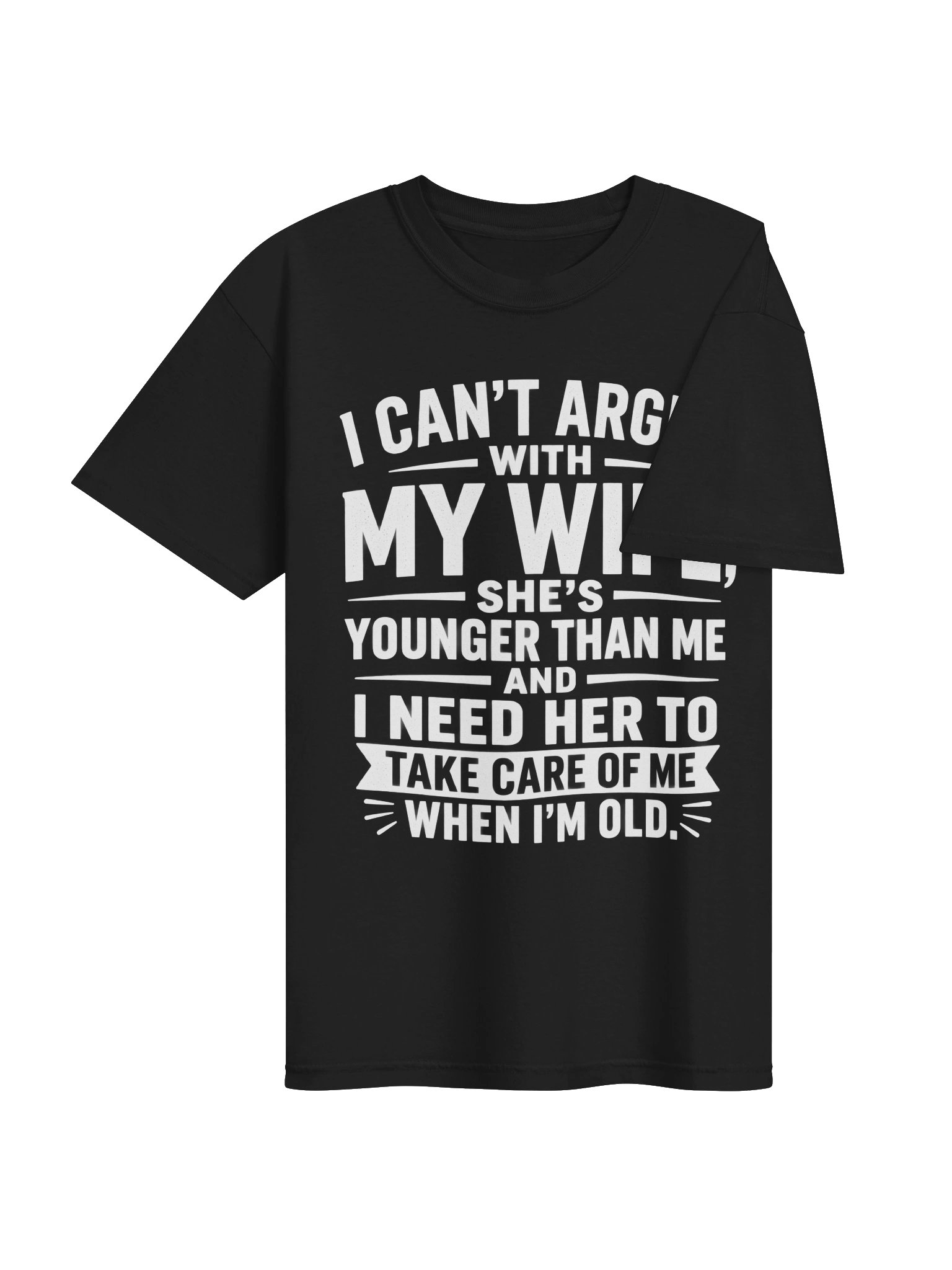 Funny Husband T-Shirt – I Can’t Argue With My Wife product image (4)
