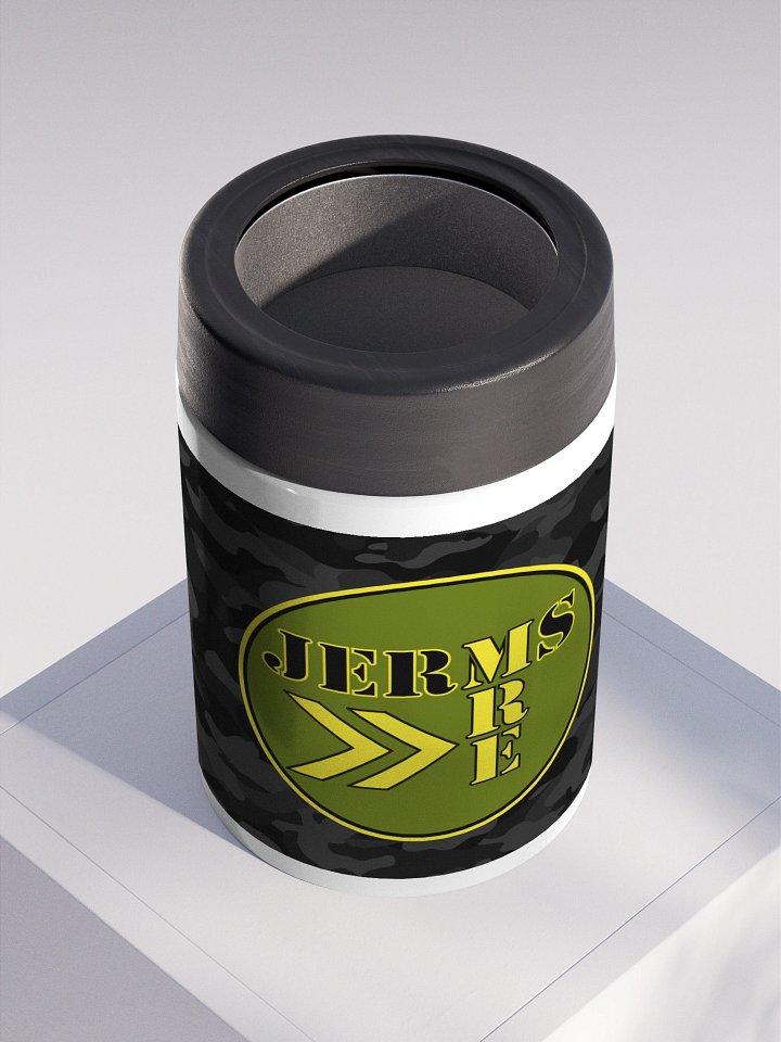 JermsMRE Black Steel Camo Beer Koozie product image (2)