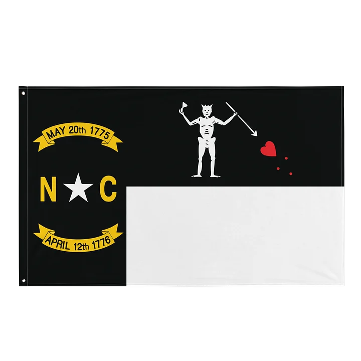 North Carolina Revenge Flag-Black Edition product image (1)