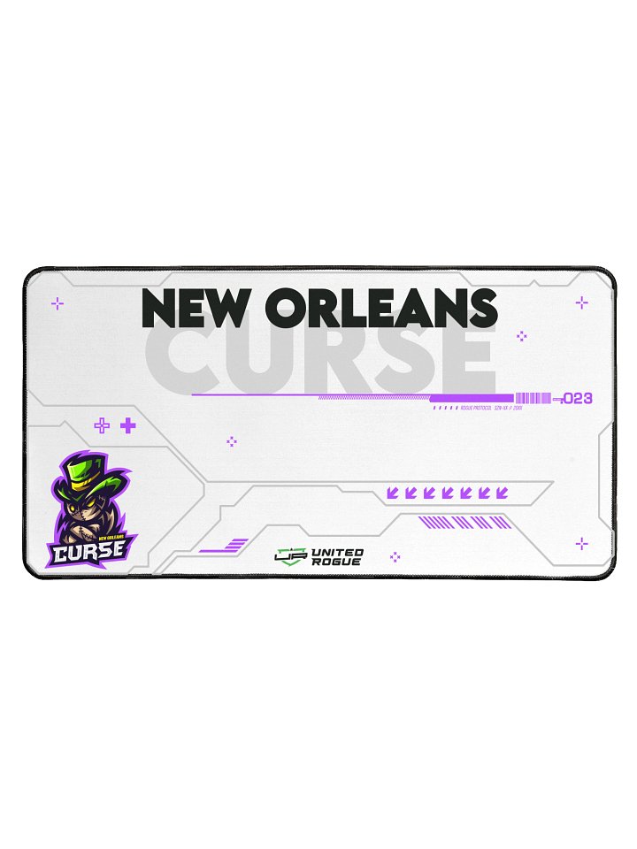 New Orleans Curse White Desk Mat product image (1)