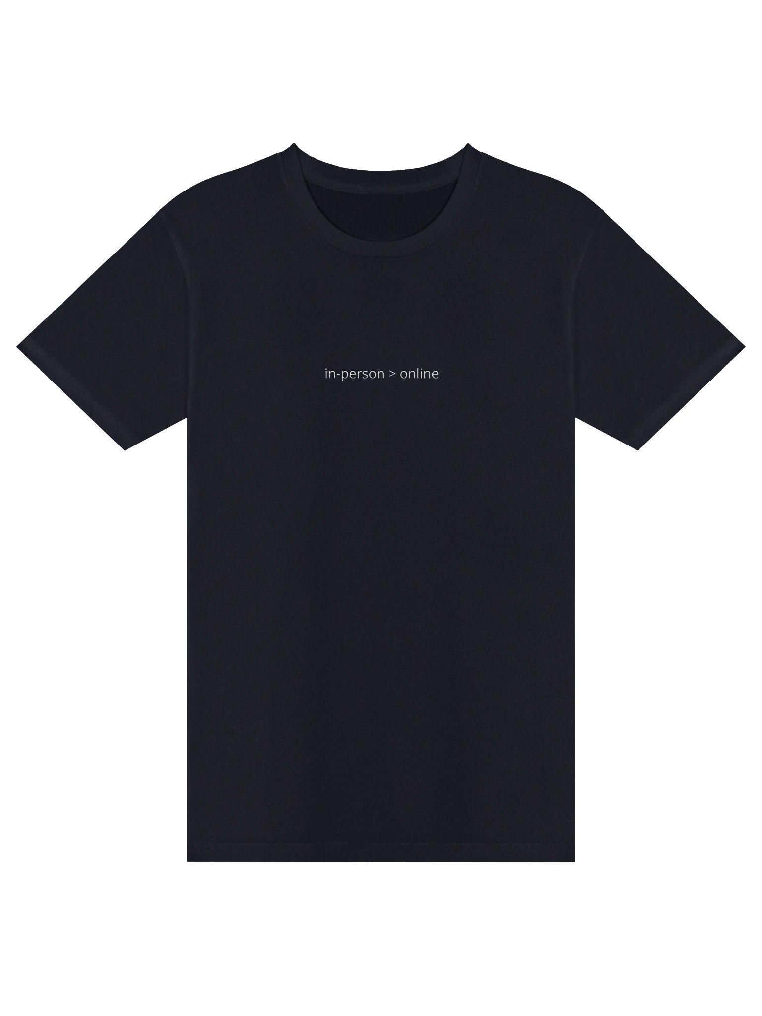 in-person > online embroidered T-Shirt product image (1)