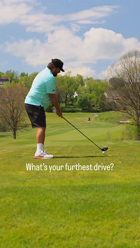 Had 120 into a par 5 after this drive! What’s your furthest?! #golf #drive #golfaddict #golfswing #golfer