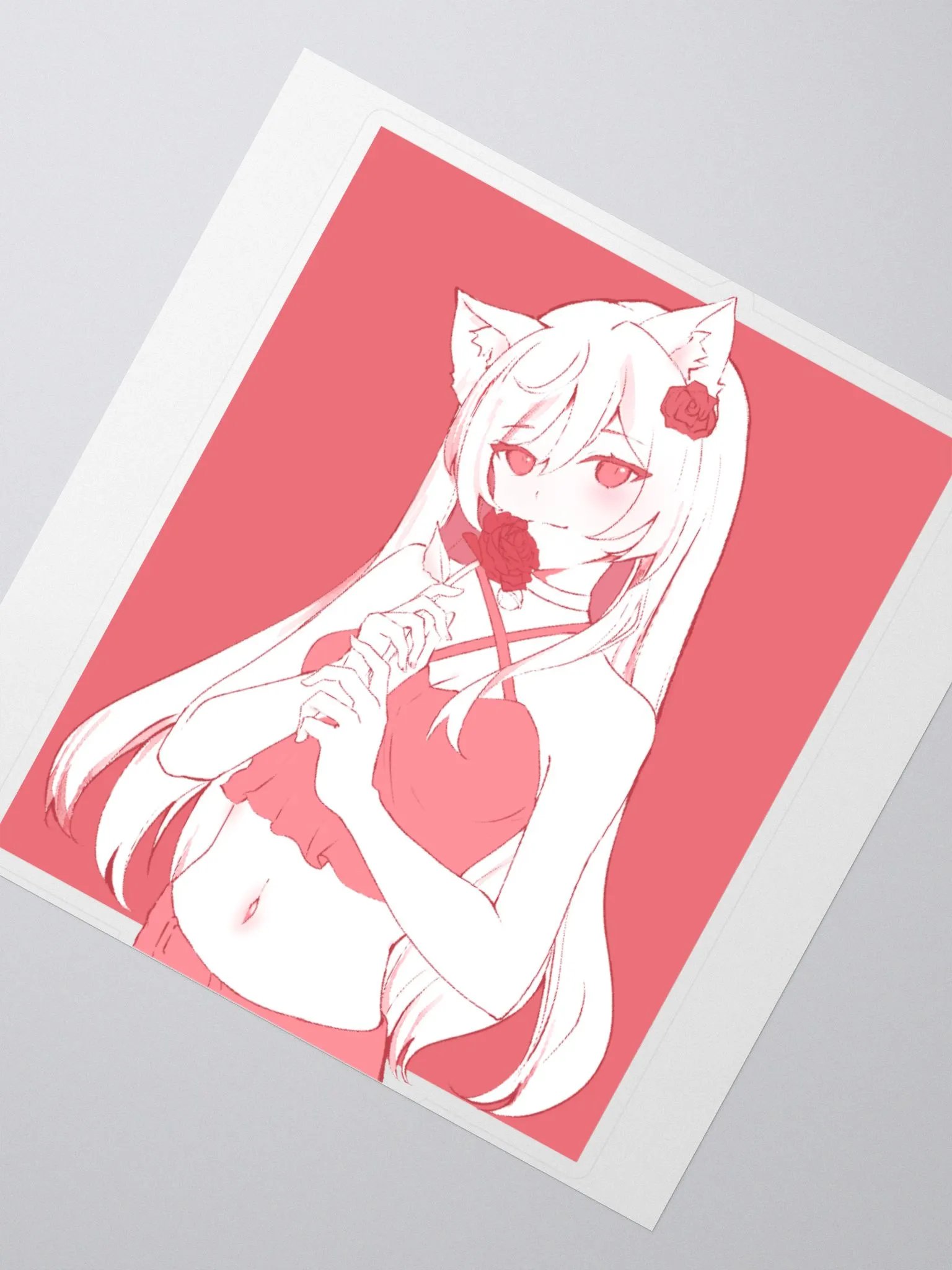 Red Rose Kyo Sticker product image (4)