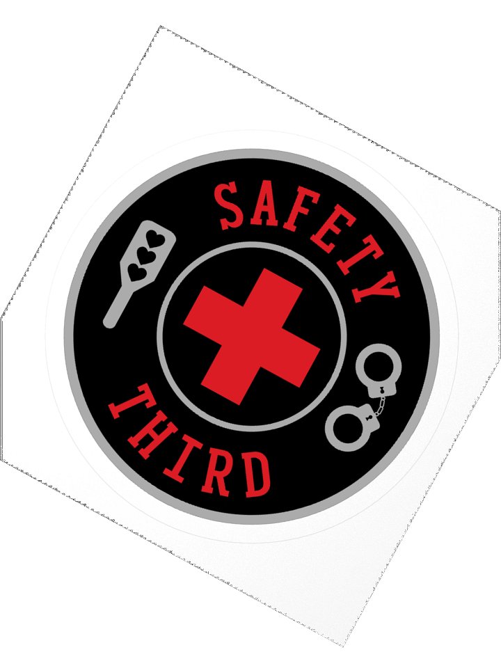 Safety Third - Round Sticker product image (4)