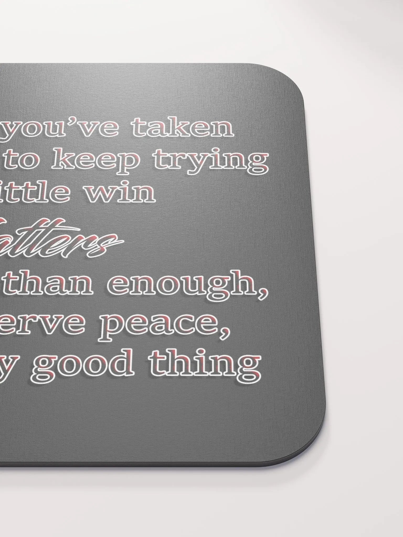 Positivity - Every Step Mouse Pad product image (5)