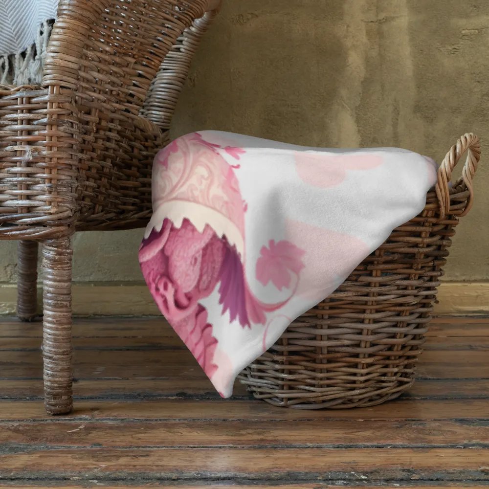 Pink Baby Dragons Throw Blanket product image (9)
