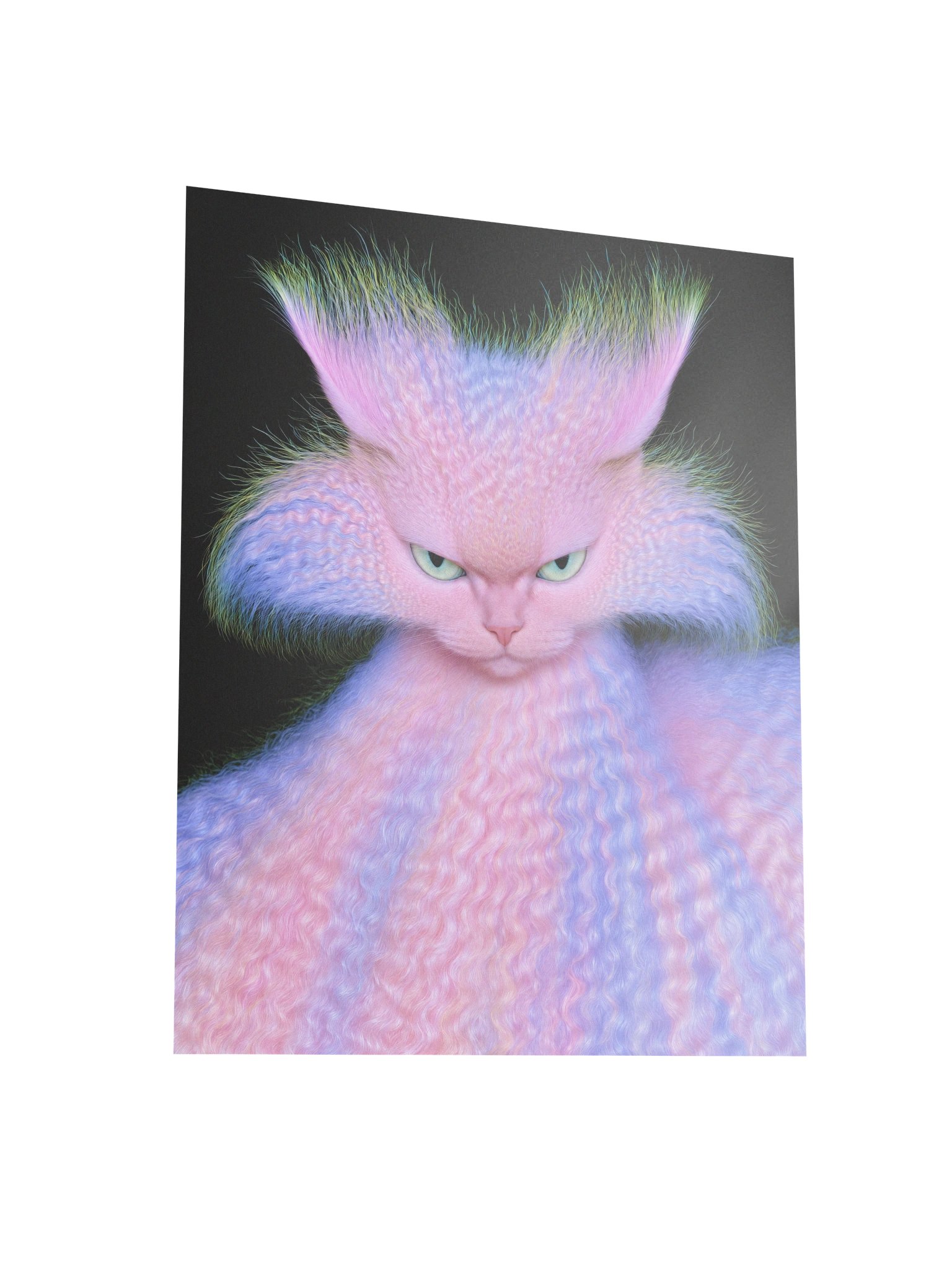 Aura Cat 003 Matte Paper Poster product image (3)