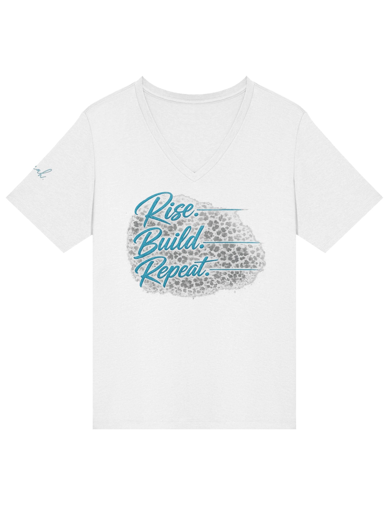 Rise. Build. Repeat. Women's DIY Graphic Tee | Inspirational Builder Shirt | Women in Trades | DIY Gift | Carpenter Shirt | Workshop Apparel product image (1)