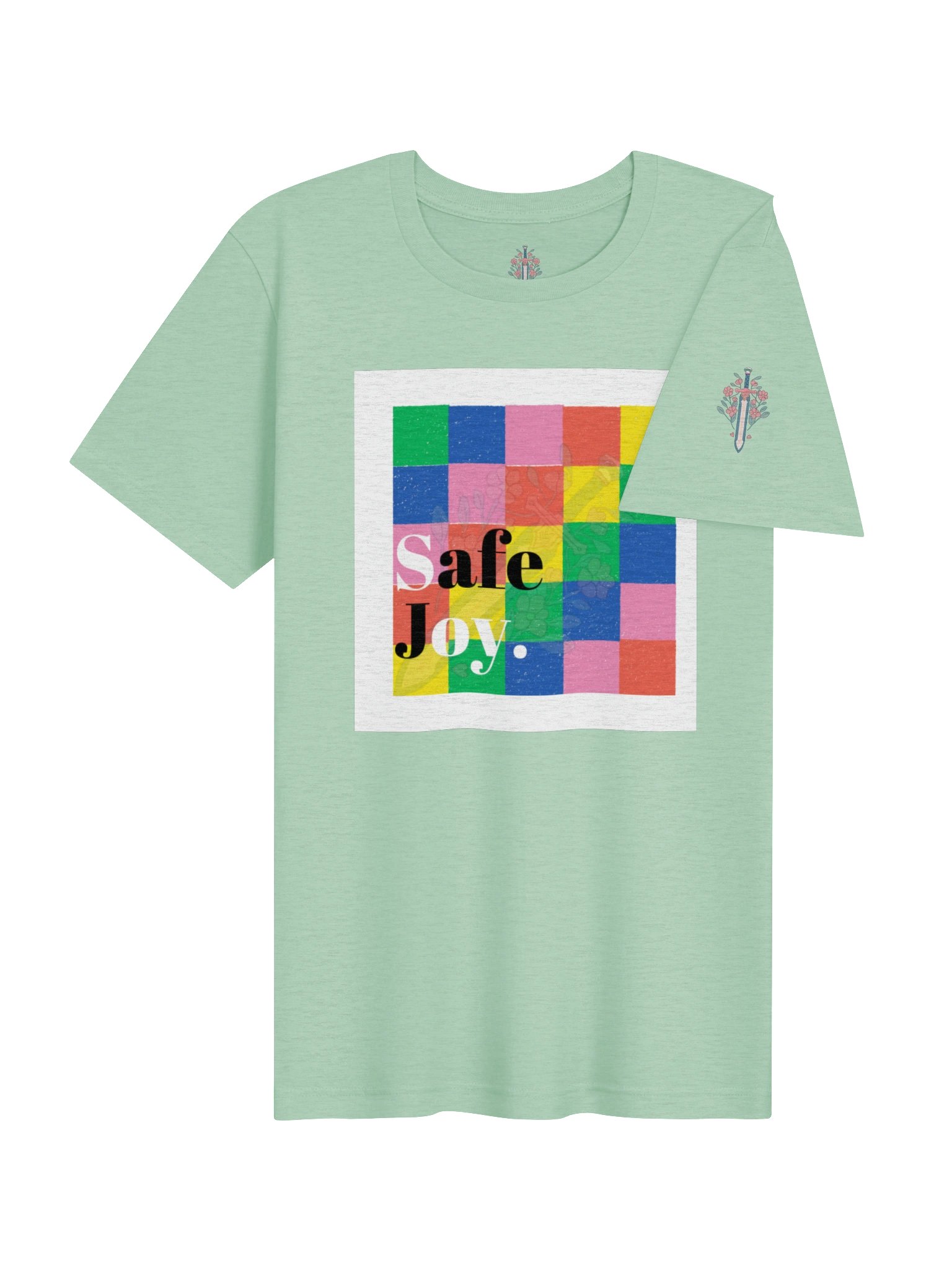 Safe Joy - Colored Checkerboard T-shirt product image (23)