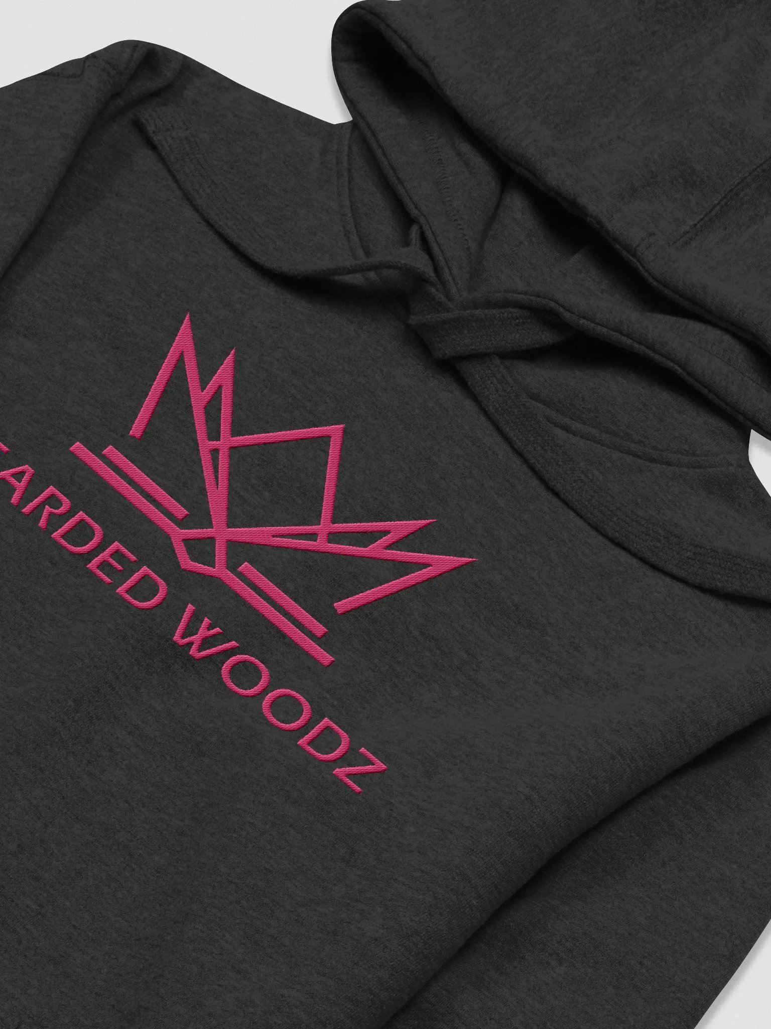 Men's Bearded Woodz Hoodie (Pink Embroidery) product image (3)