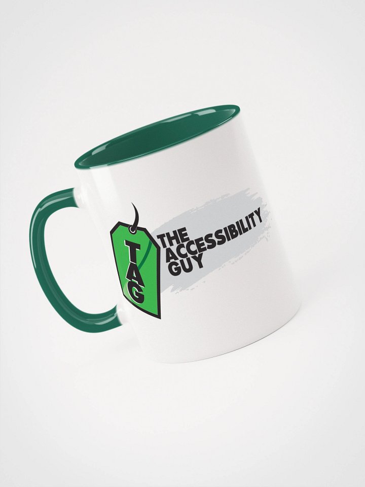 Vibrant TAG Green Ceramic Mug product image (1)