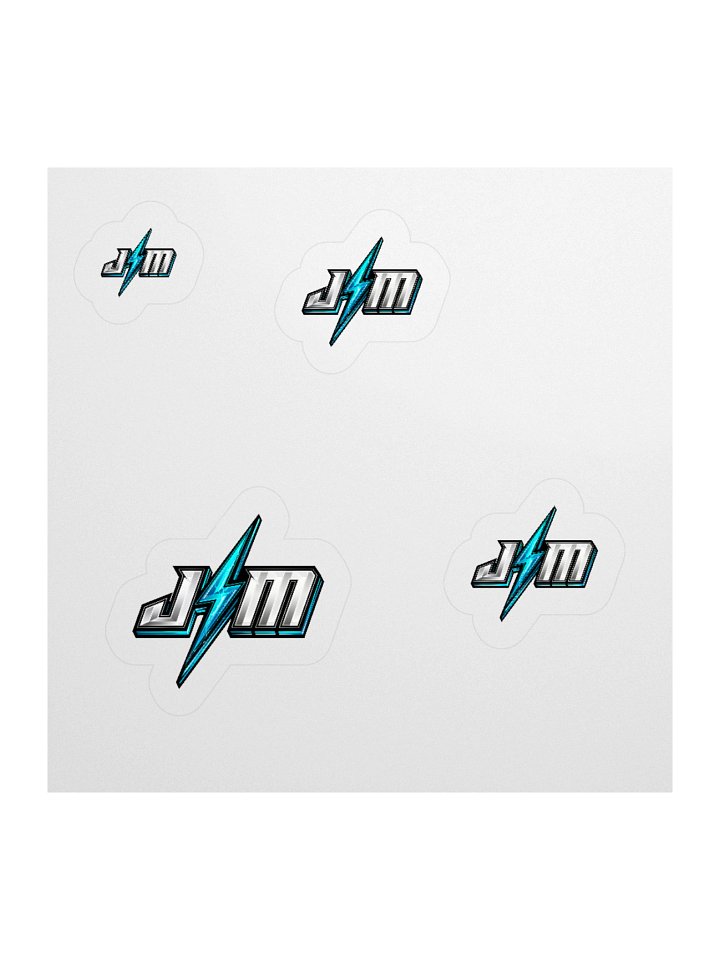 JSM Lightning Bolt Kiss Cut Stickers product image (3)