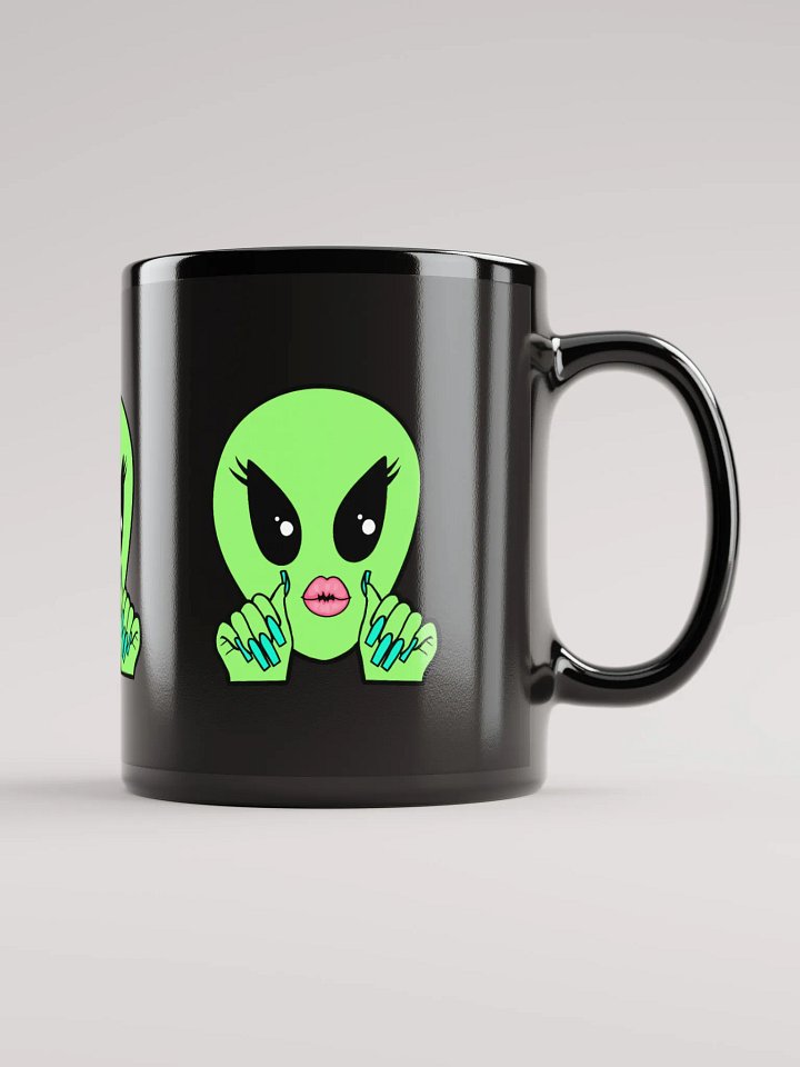 SHE HAS THE TEA - BLACK MUG product image (1)
