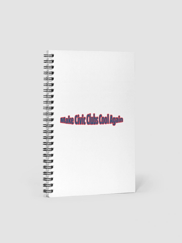Make Civic Clubs Cool Again™ The Cool Notebook product image (1)