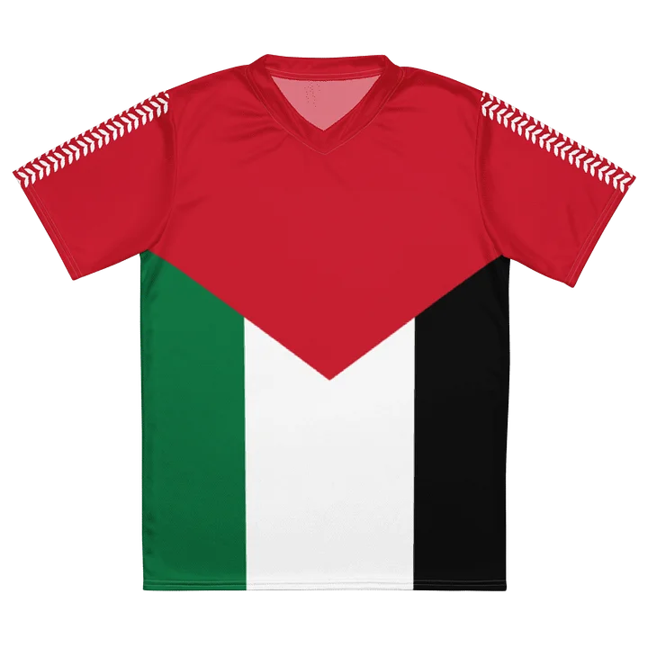 Palestine Flag Olive Vine Short Sleeve Jersey product image (1)
