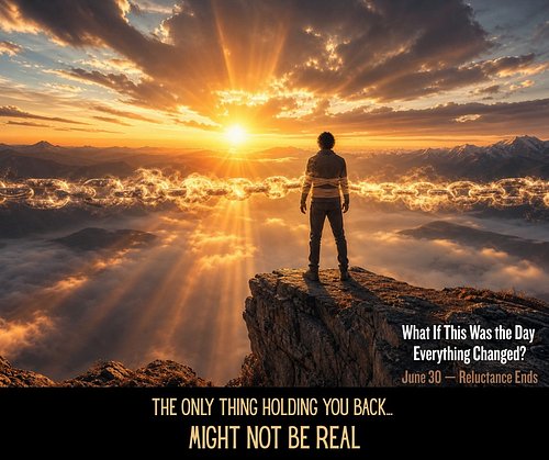 WHAT IF THE ONLY THING HOLDING YOU BACK… WASN’T EVEN REAL?

That cliff. That view. Those smoke chains.
Yeah… we see it too. 
...
