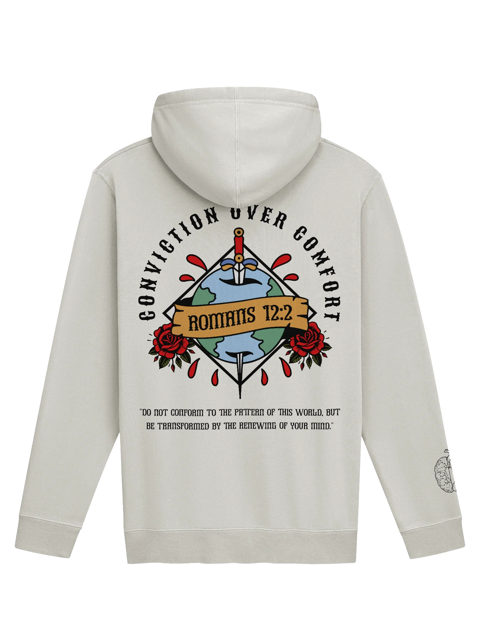 Conviction Over Comfort Premium Dyed Hoodie product image (3)