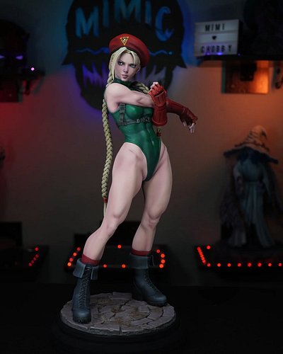 Cammy from Street Fighter 💪🏻 

STL from @leandro_abe_

#modelpainting #streetfighter #cammy #streetfighterfanart #statuecolle...