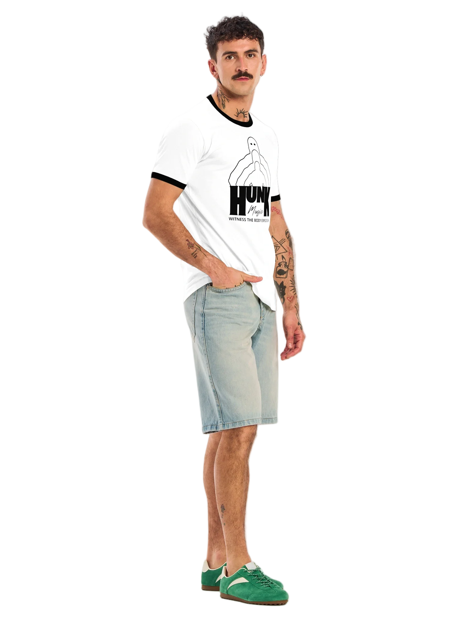 HUNK MUSIC: Body Explosion - Raglan Tee product image (6)