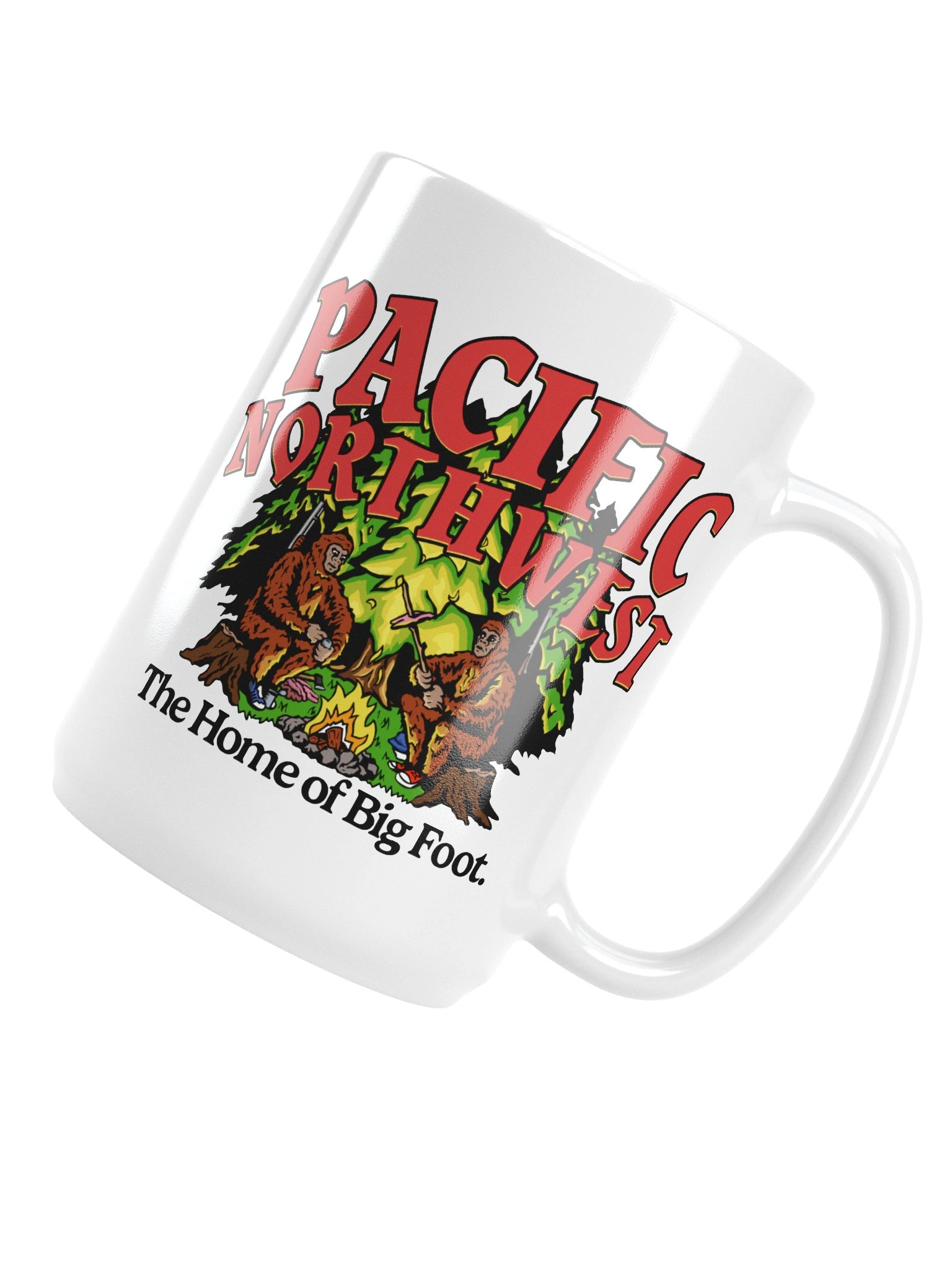 The Home of Big Foot - White Mug product image (5)