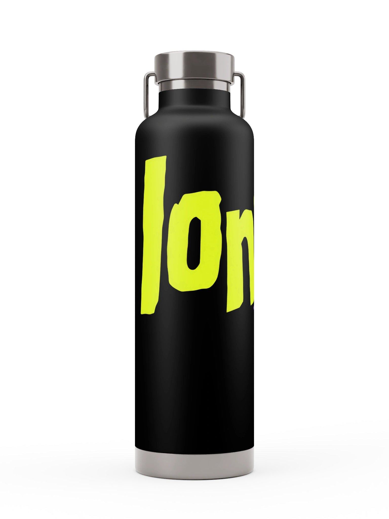 London Yellow Typographic Bottle by Biennale product image (3)