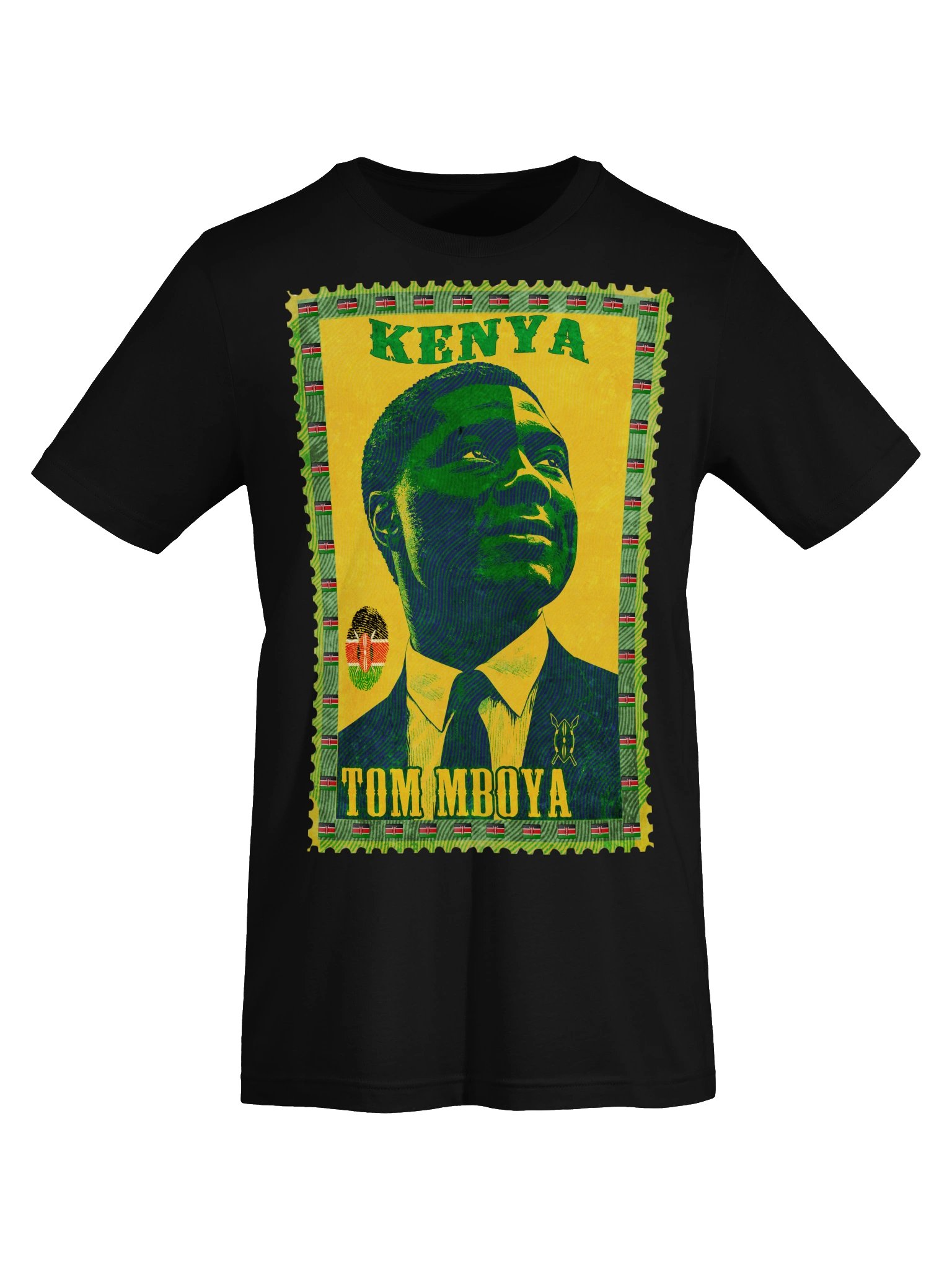 Tom Mboya Kenya Vintage Postage Stamp Tee product image (5)